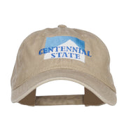 Colorado Centennial State Embroidered Cap