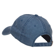 Soccer Star Embroidered Washed Cap