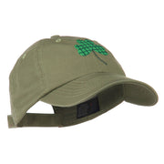 Clover Design Embroidered Cap