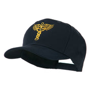 Original Medical Caduceus Outline Embroidered Cap