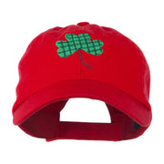 Clover Design Embroidered Cap