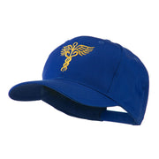 Original Medical Caduceus Outline Embroidered Cap