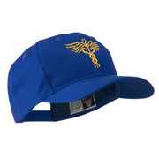 Original Medical Caduceus Outline Embroidered Cap