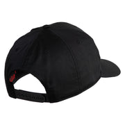 US Marine Corps Retired Patched Solid Cotton Twill Cap - Black OSFM