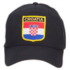 Croatia Flag Shield Patched Cap