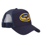 Chief Oak Leaf Patched Mesh Cap