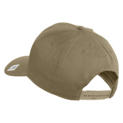 US Marine Corps Retired Patched Solid Cotton Twill Cap - Khaki OSFM