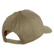 US Marine Corps Retired Patched Solid Cotton Twill Cap - Khaki OSFM