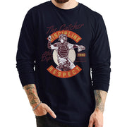 Catcher Discipline Graphic Design Unisex Cotton Long Sleeve T-shirt