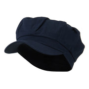 Cotton Elastic Newsboy Cap