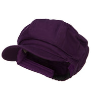 Cotton Elastic Newsboy Cap