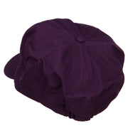 Cotton Elastic Newsboy Cap