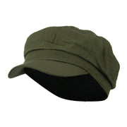 Cotton Elastic Newsboy Cap