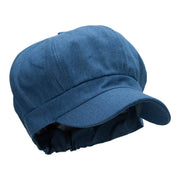 Cotton Elastic Newsboy Cap