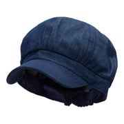 Cotton Elastic Newsboy Cap