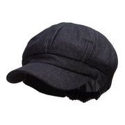 Cotton Elastic Newsboy Cap