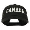 Canada Embroidered Low Profile Pet Spun Washed Cap