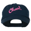 Cheer Embroidered Pet Spun Washed Cap