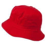 Captain Embroidered Pigment Dyed Bucket Hat