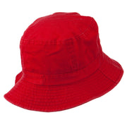 Captain Embroidered Pigment Dyed Bucket Hat