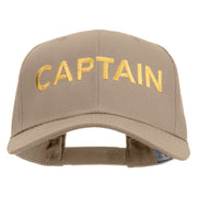 Captain Embroidered Cap