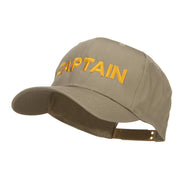 Captain Embroidered Cap