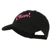 Cheer Embroidered Pet Spun Washed Cap