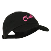 Cheer Embroidered Pet Spun Washed Cap