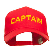 Captain Embroidered Cap