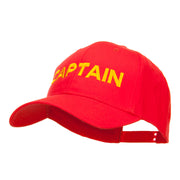 Captain Embroidered Cap