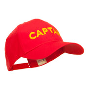 Captain Embroidered Cap