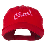 Cheer Embroidered Pet Spun Washed Cap