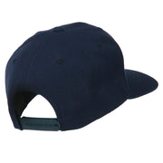 Cali Embroidered Flat Bill Cap