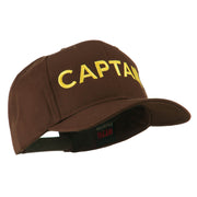 Captain Embroidered Cap