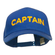 Captain Embroidered Cap