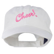 Cheer Embroidered Pet Spun Washed Cap