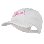 Cheer Embroidered Pet Spun Washed Cap