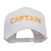 Captain Embroidered Cap