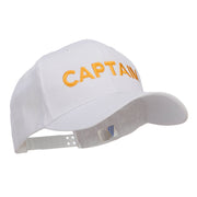 Captain Embroidered Cap