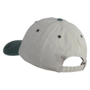 4 Leaf Clover Patched Pigment Dyed Wash Cap - Beige Green OSFM