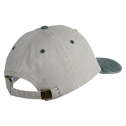 4 Leaf Clover Patched Pigment Dyed Wash Cap - Beige Green OSFM