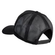 USS Cape Cod AD 43 Patched Solid Cotton Twill 5 panel Mesh Back Cap - Black OSFM