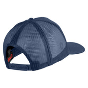 USS Cape Cod AD 43 Patched Solid Cotton Twill 5 panel Mesh Back Cap - Navy OSFM
