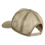 USS Cape Cod AD 43 Patched Solid Cotton Twill 5 panel Mesh Back Cap - Khaki OSFM