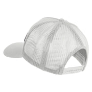USS Cape Cod AD 43 Patched Solid Cotton Twill 5 panel Mesh Back Cap - White OSFM