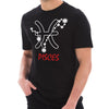 Zodiac Pisces Sign Graphic Design Short Sleeve Cotton Jersey T-Shirt