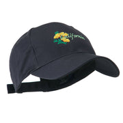 USA State Flower California Poppy Embroidery Cap