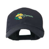 USA State Flower California Poppy Embroidery Cap