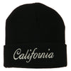 California Embroidered Long Cuff Beanie