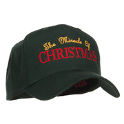 Miracle of Christmas Embroidered Cap